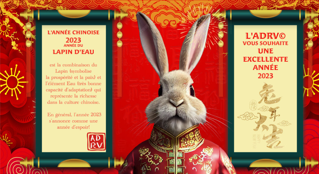 nouvel an chinois, annee du lapin, 2023, voeux,